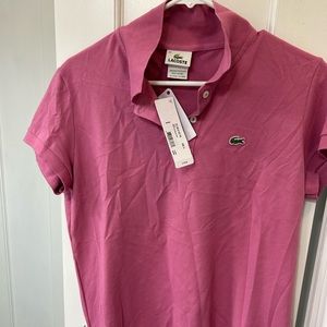 Lacoste women’s stretch polo. Nwt.